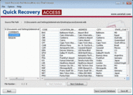 Quick Recovery for MS Access screenshot